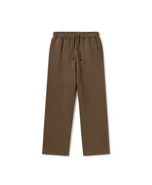 450 GSM 'Mocha Brown' Straight-leg Pants