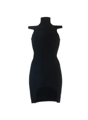 Black Knitted Dress