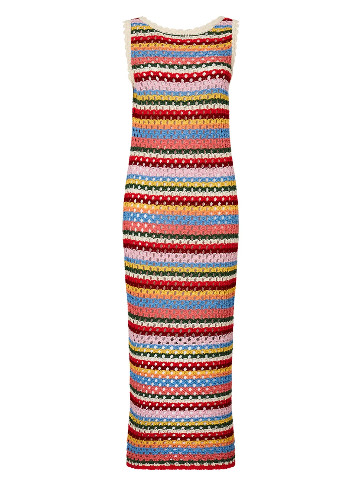 Bunty Blanket Stripe Midi Dress