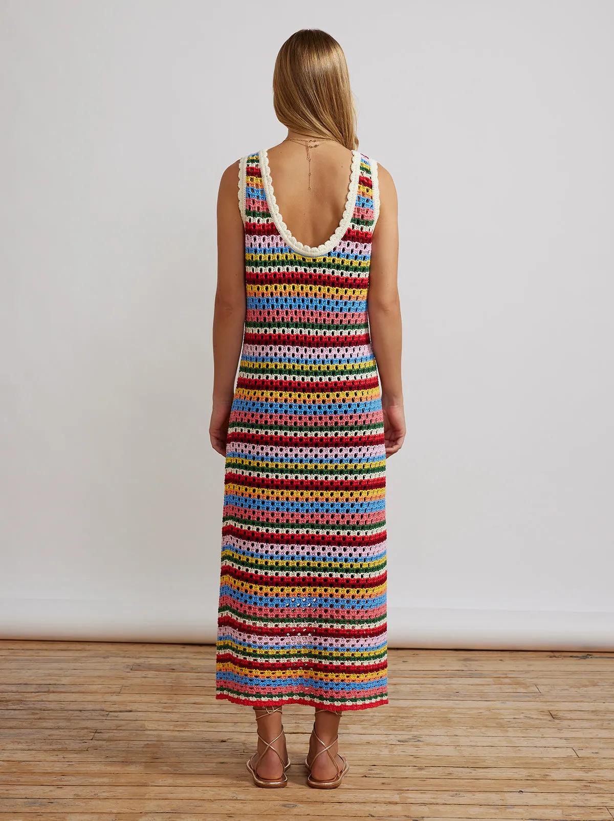 Bunty Blanket Stripe Midi Dress