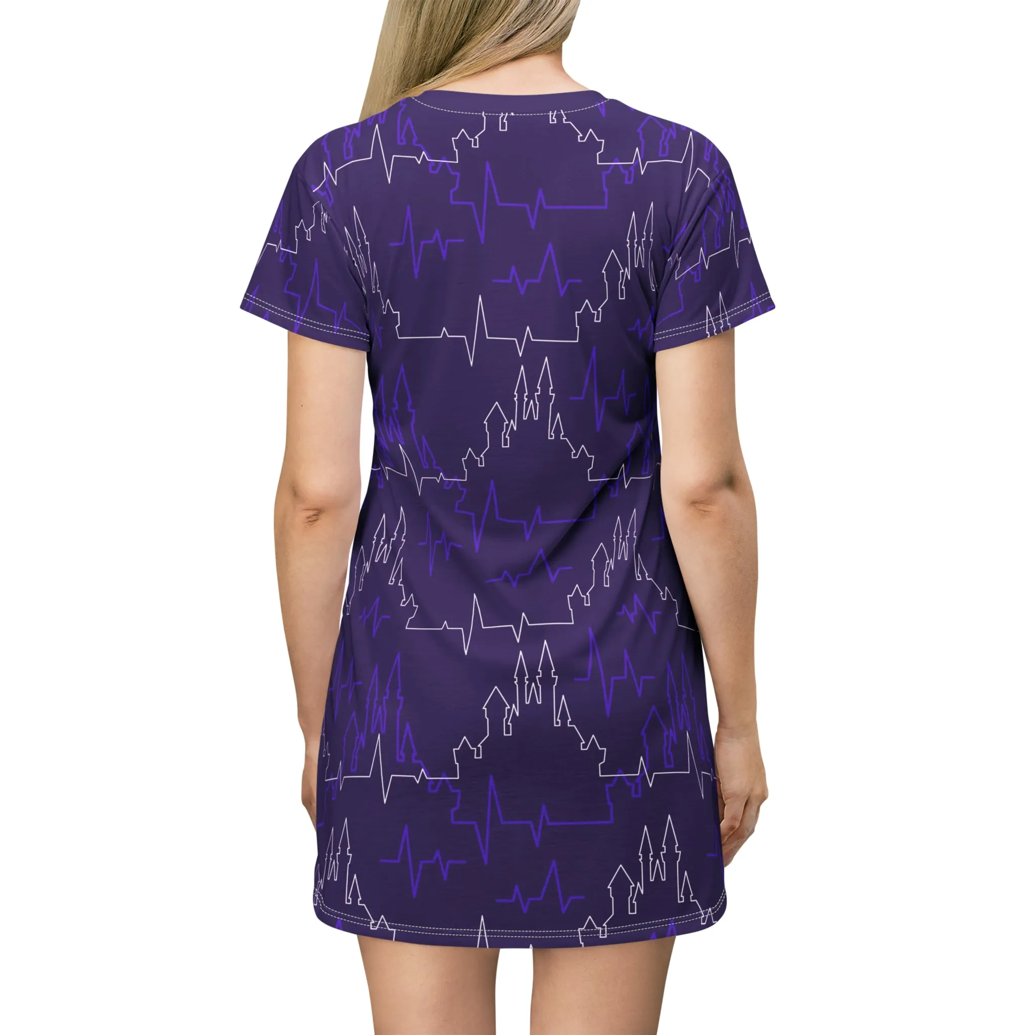 Castle Heartbeat T-Shirt Dress