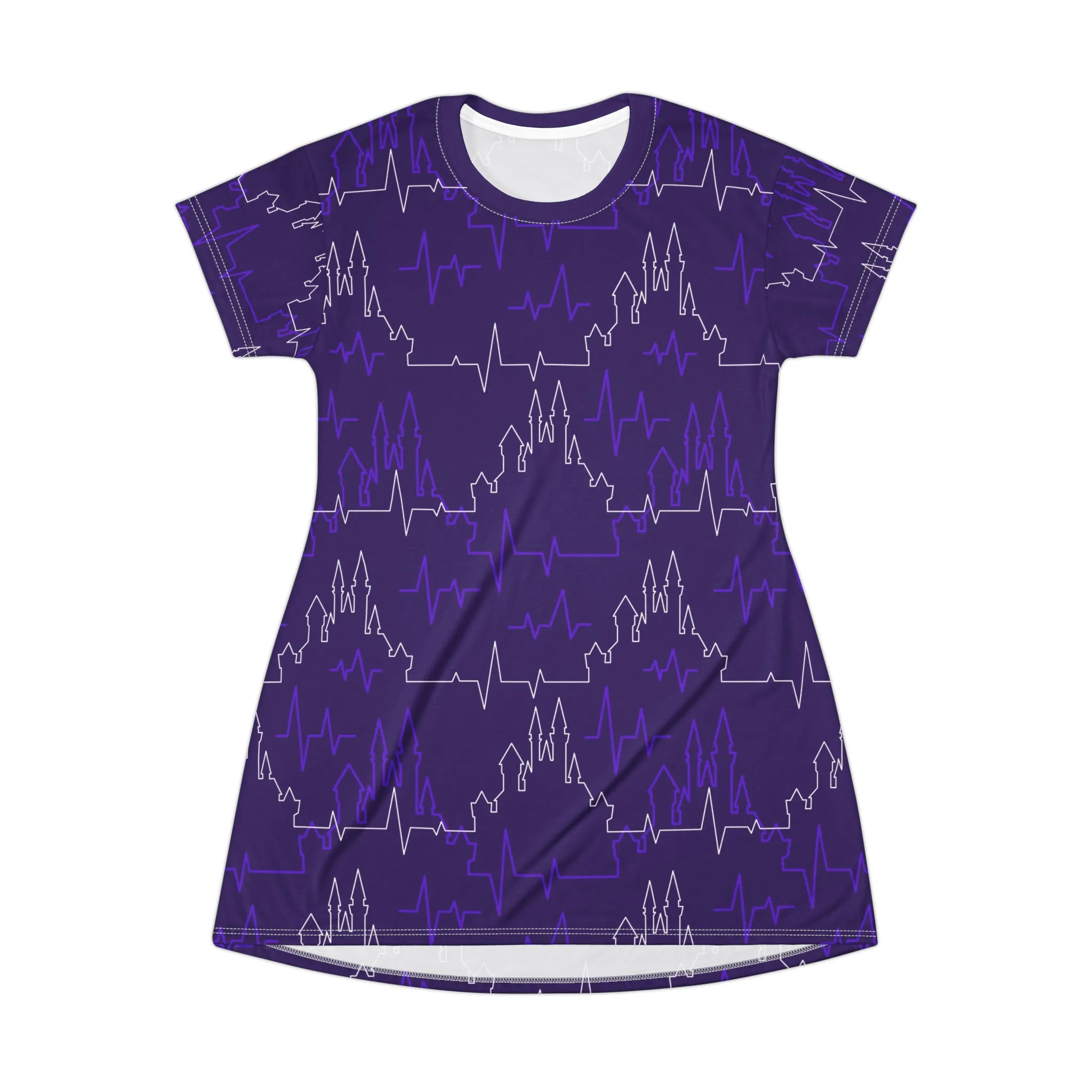 Castle Heartbeat T-Shirt Dress