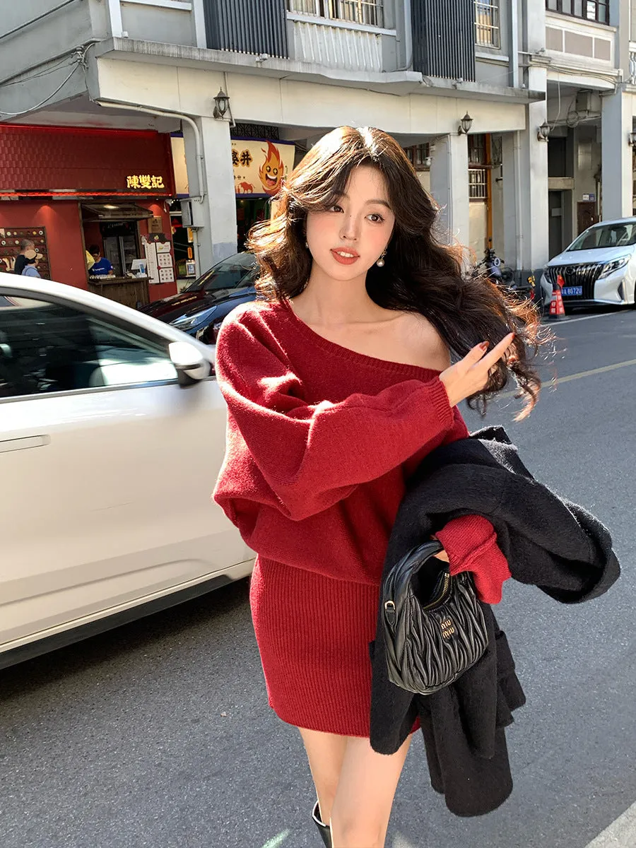 [Dating] Winter Knitted Dress