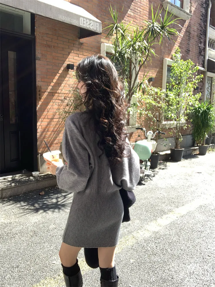 [Dating] Winter Knitted Dress