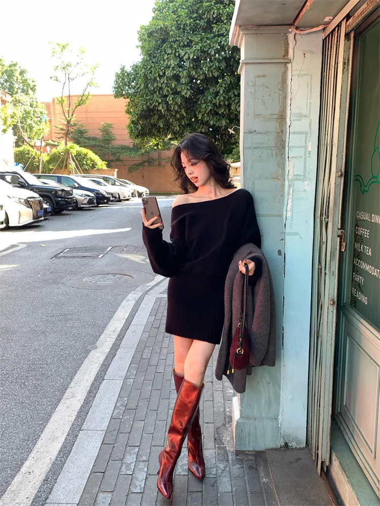 [Dating] Winter Knitted Dress