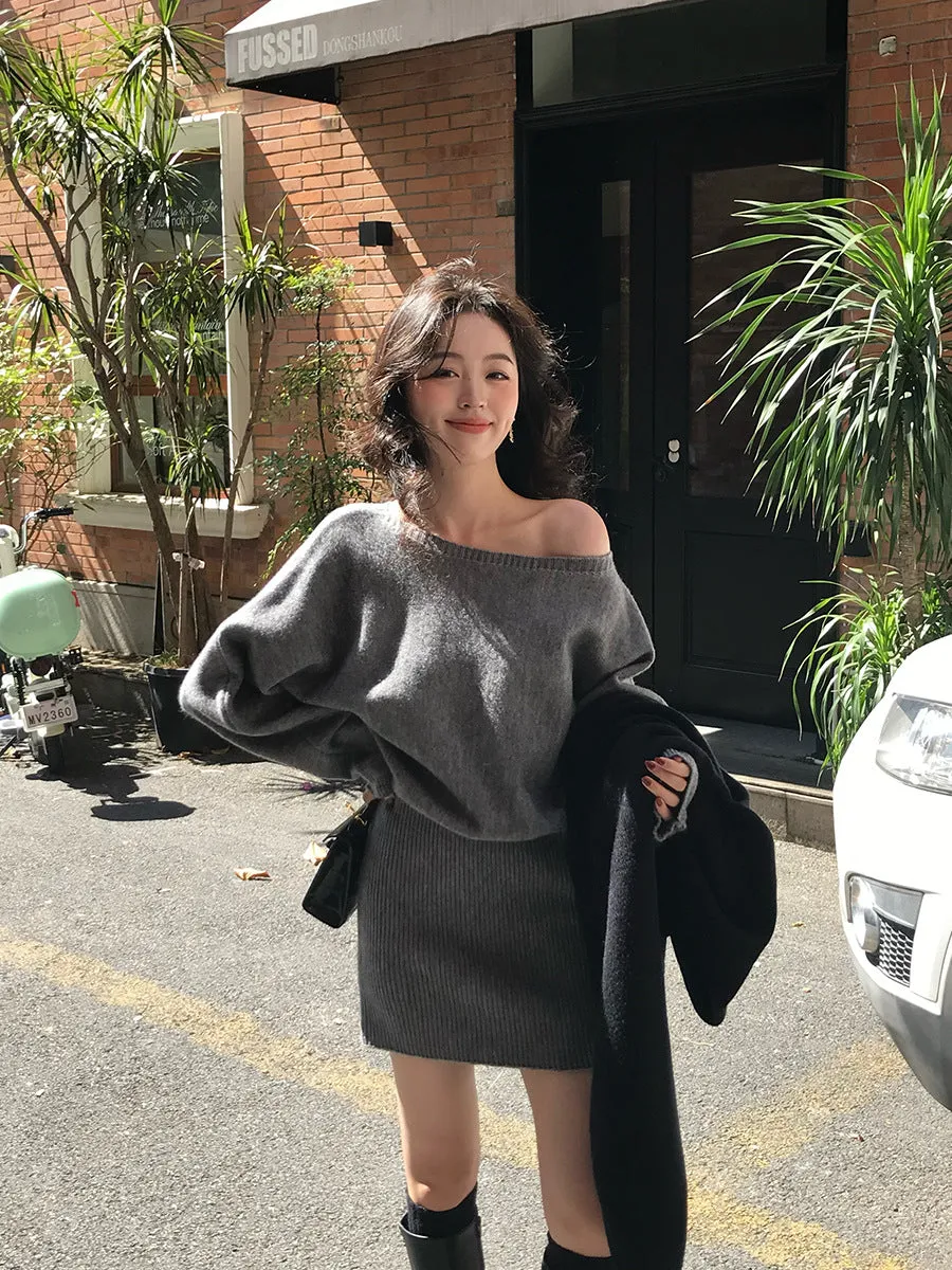 [Dating] Winter Knitted Dress