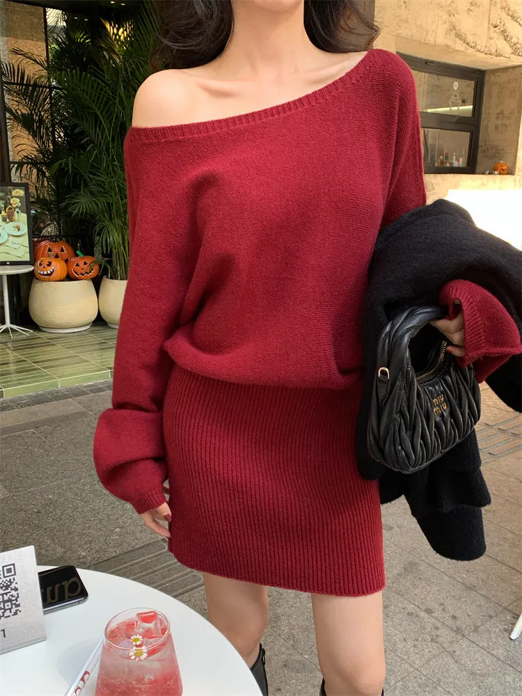 [Dating] Winter Knitted Dress