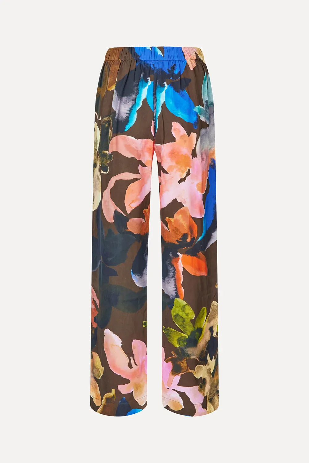 Elasticated Long Pants, Aquarelle Garden