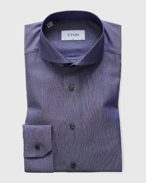 ETON 34457351129 BLUE SLIM SC SHIRT