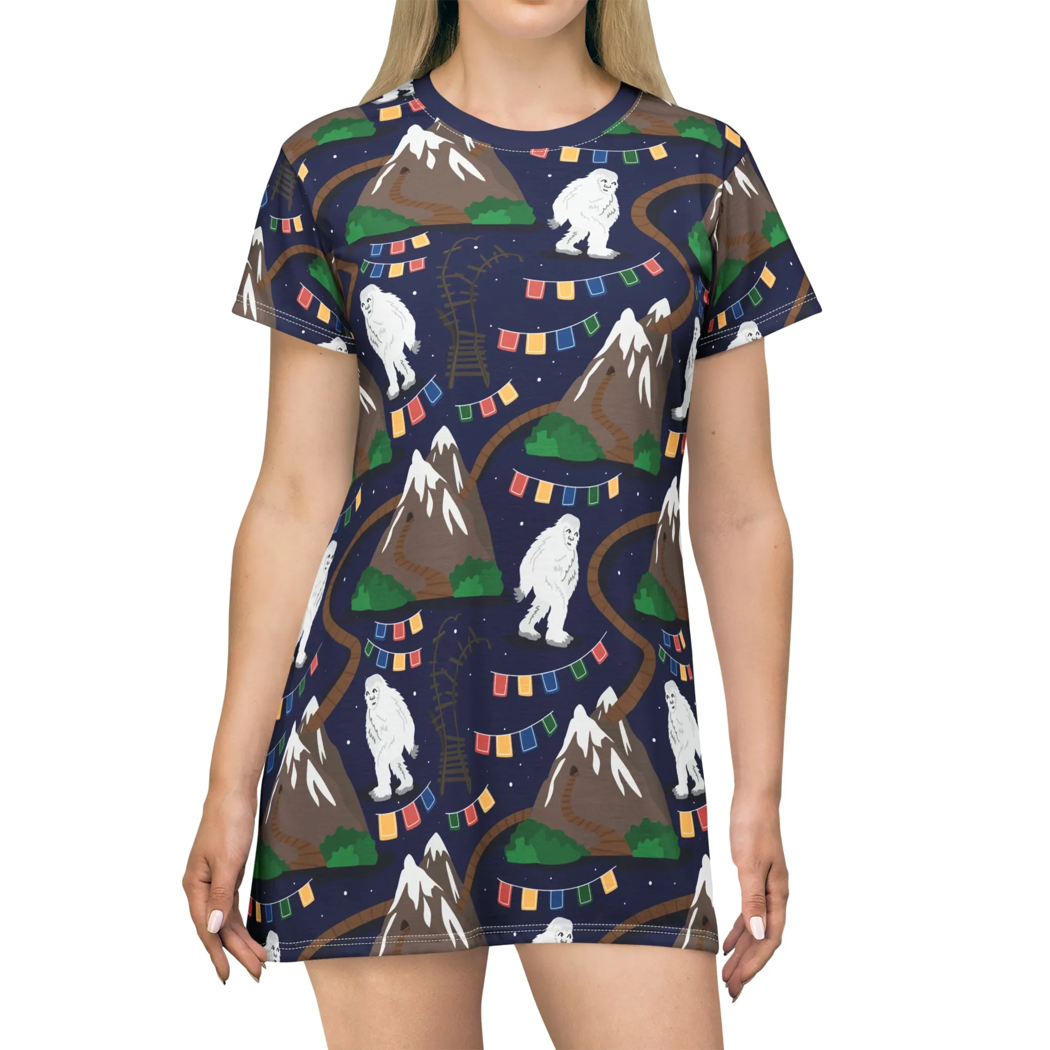 Everest T-Shirt Dress