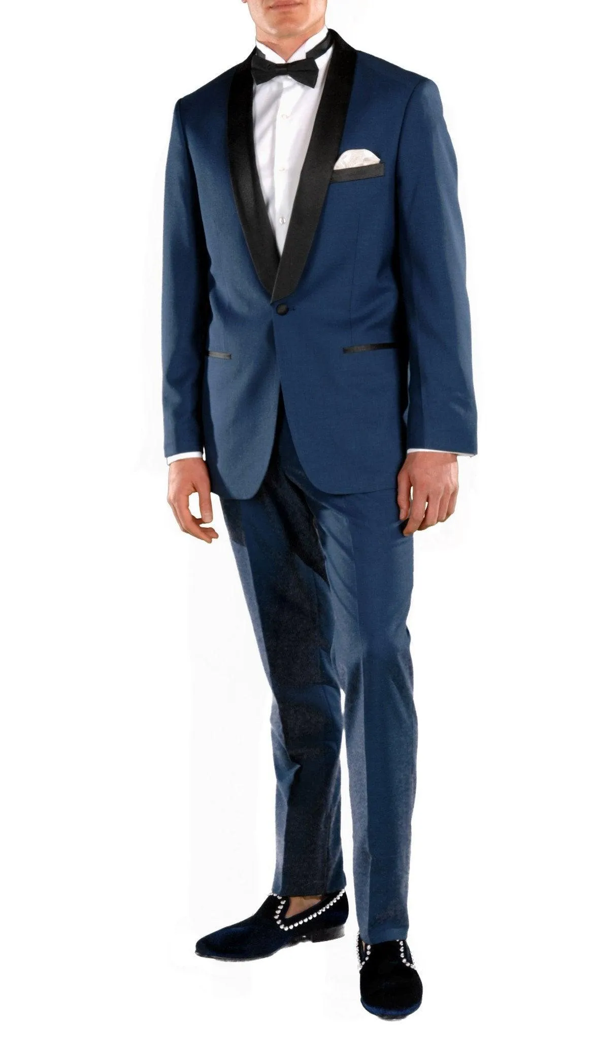 Falls Indigo Slim Fit 2 Piece Tuxedo