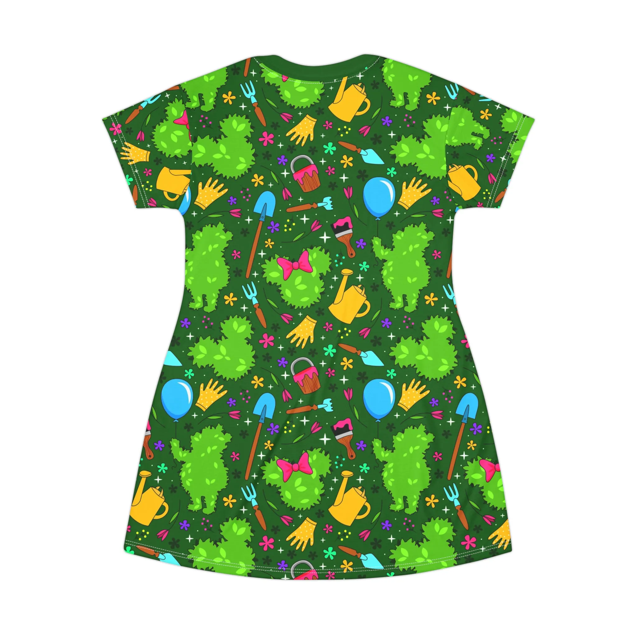 Flower And Garden T-Shirt Dress