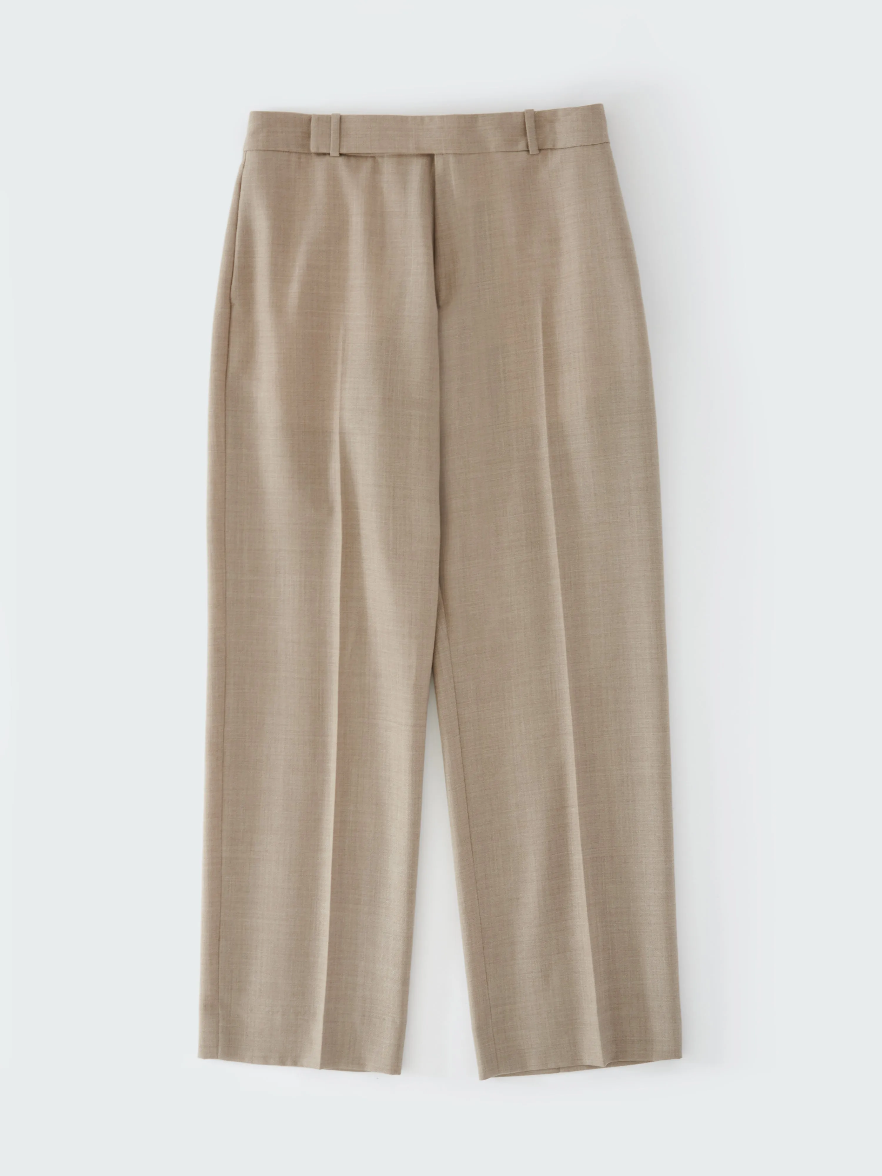 Freeway Tropical Wool Pant in Straw Melange