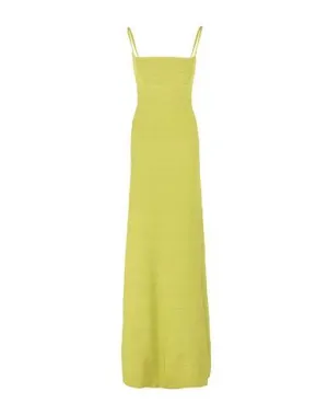 Hervé Léger Women Long dress Acid green S INT