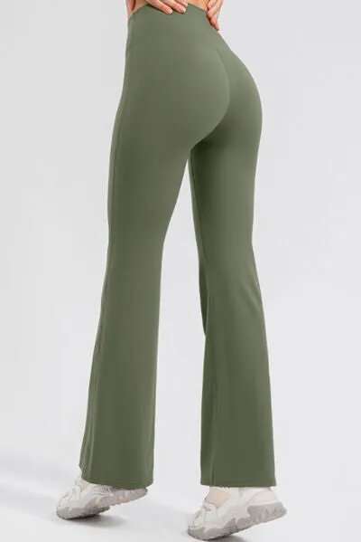 High Waist Straight Active Pants