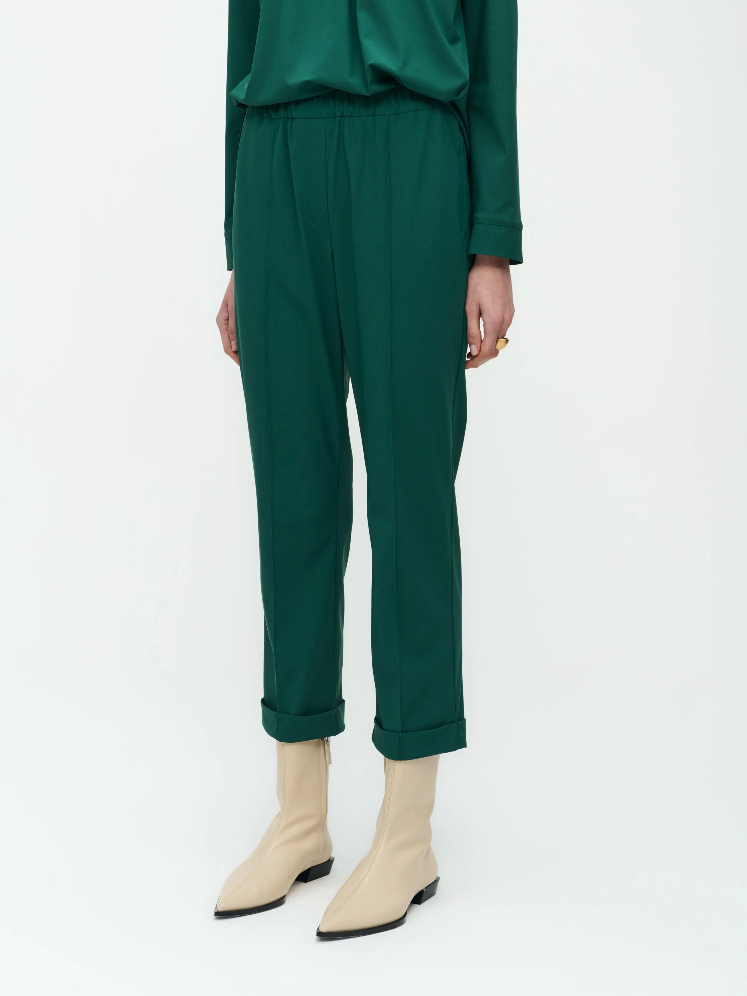 Irena Pants  Technical Jersey | Green