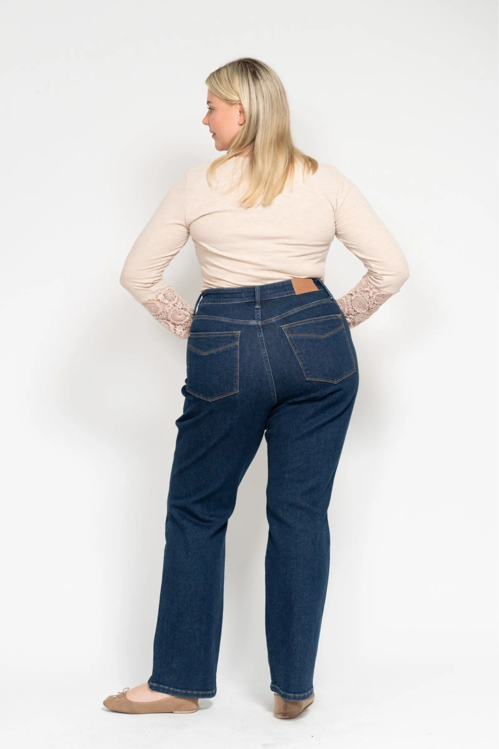 Judy Blue High Waist "Tummy Control" Classic Straight Denim 88575