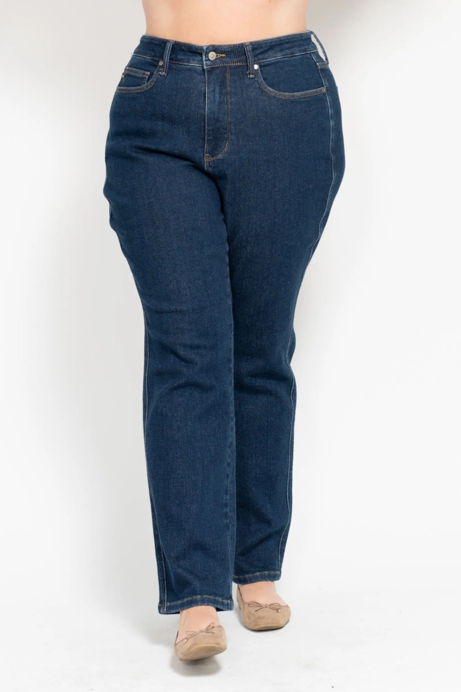 Judy Blue High Waist "Tummy Control" Classic Straight Denim 88575