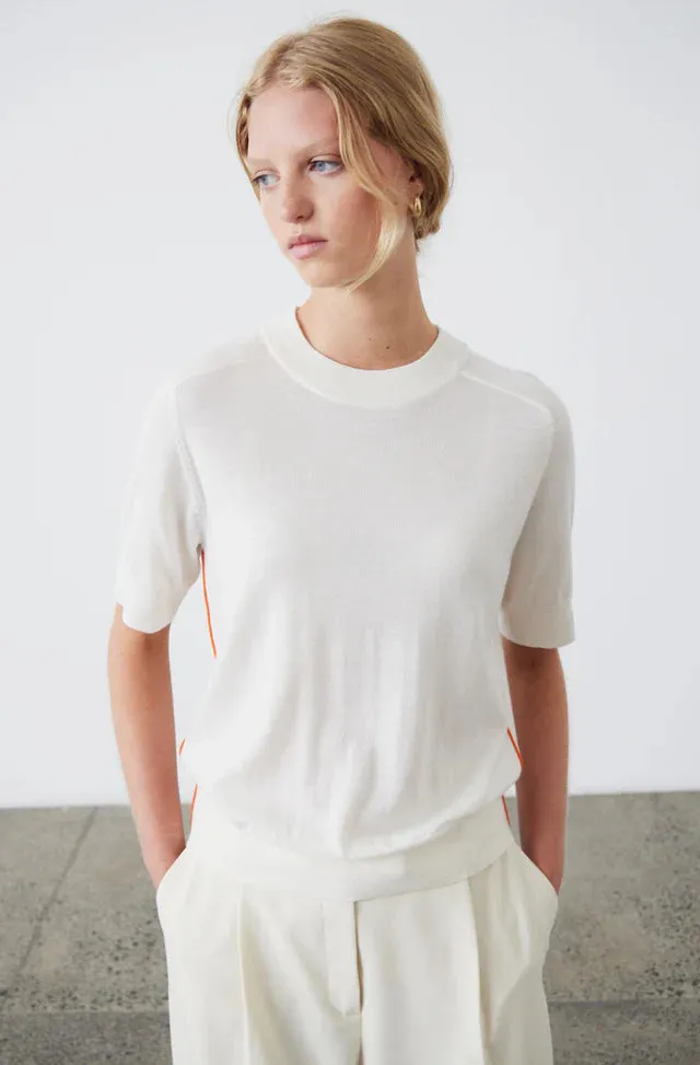 Laing Ultimate Knit T-Shirt Cream