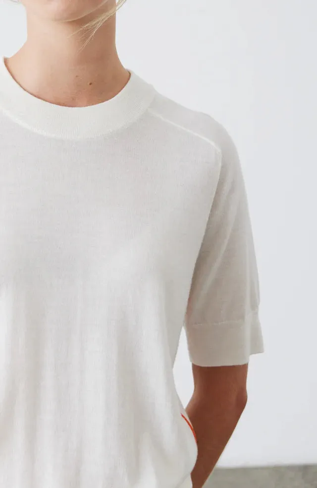 Laing Ultimate Knit T-Shirt Cream