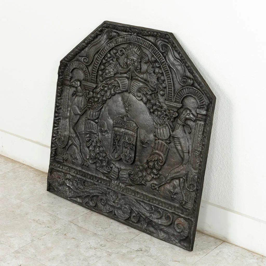 Large 18th Century Fireplace Back