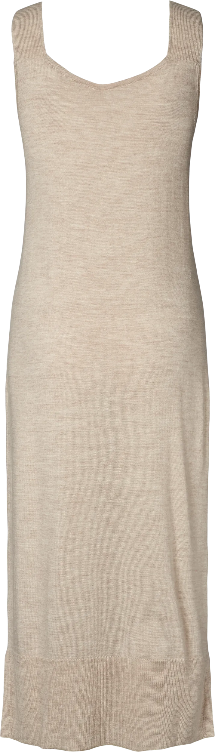 Maj Knit Dress - Nougat Melange