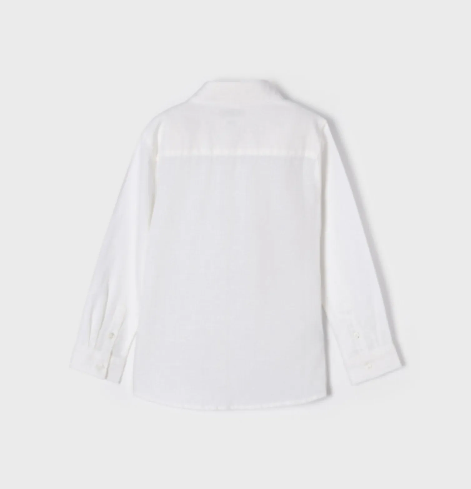 Mayoral Boys White Long Sleeve Dress Shirt