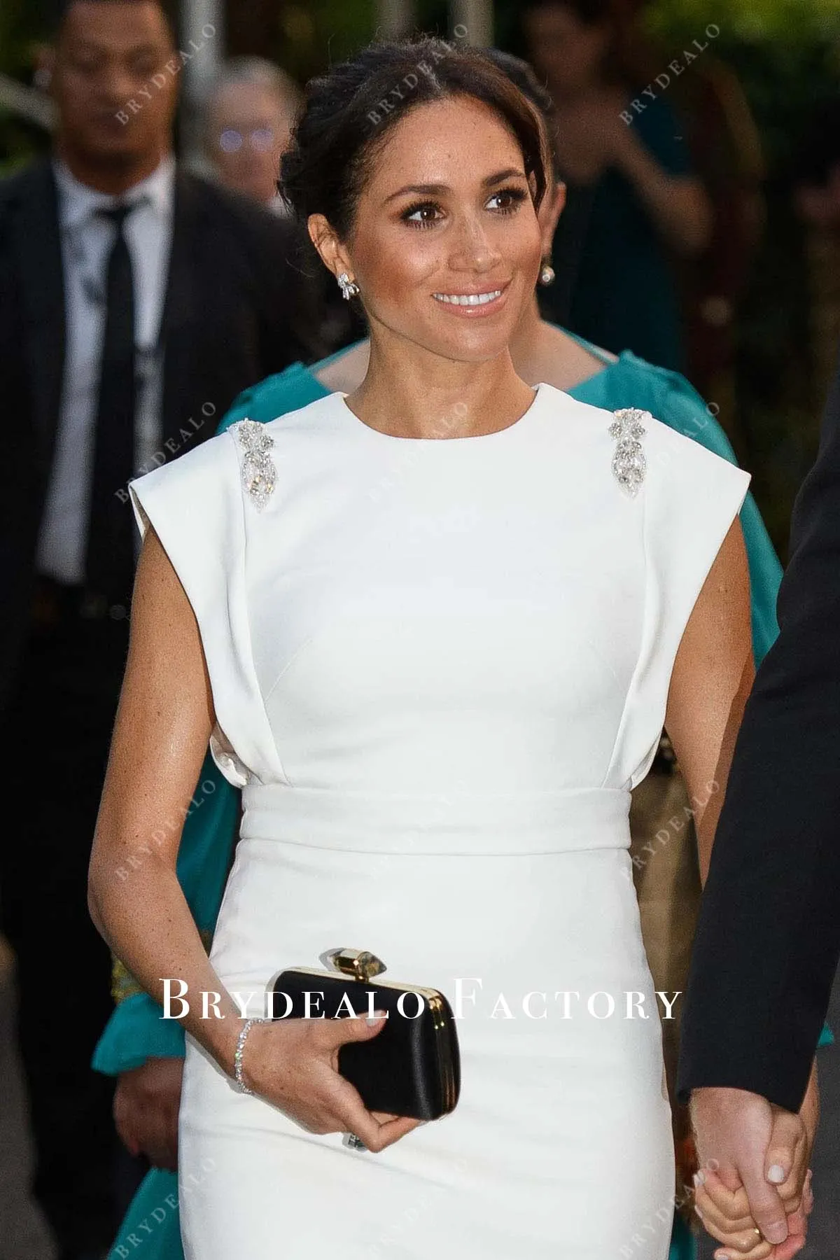 Meghan Markle 2018 White Floor Length Formal Dress