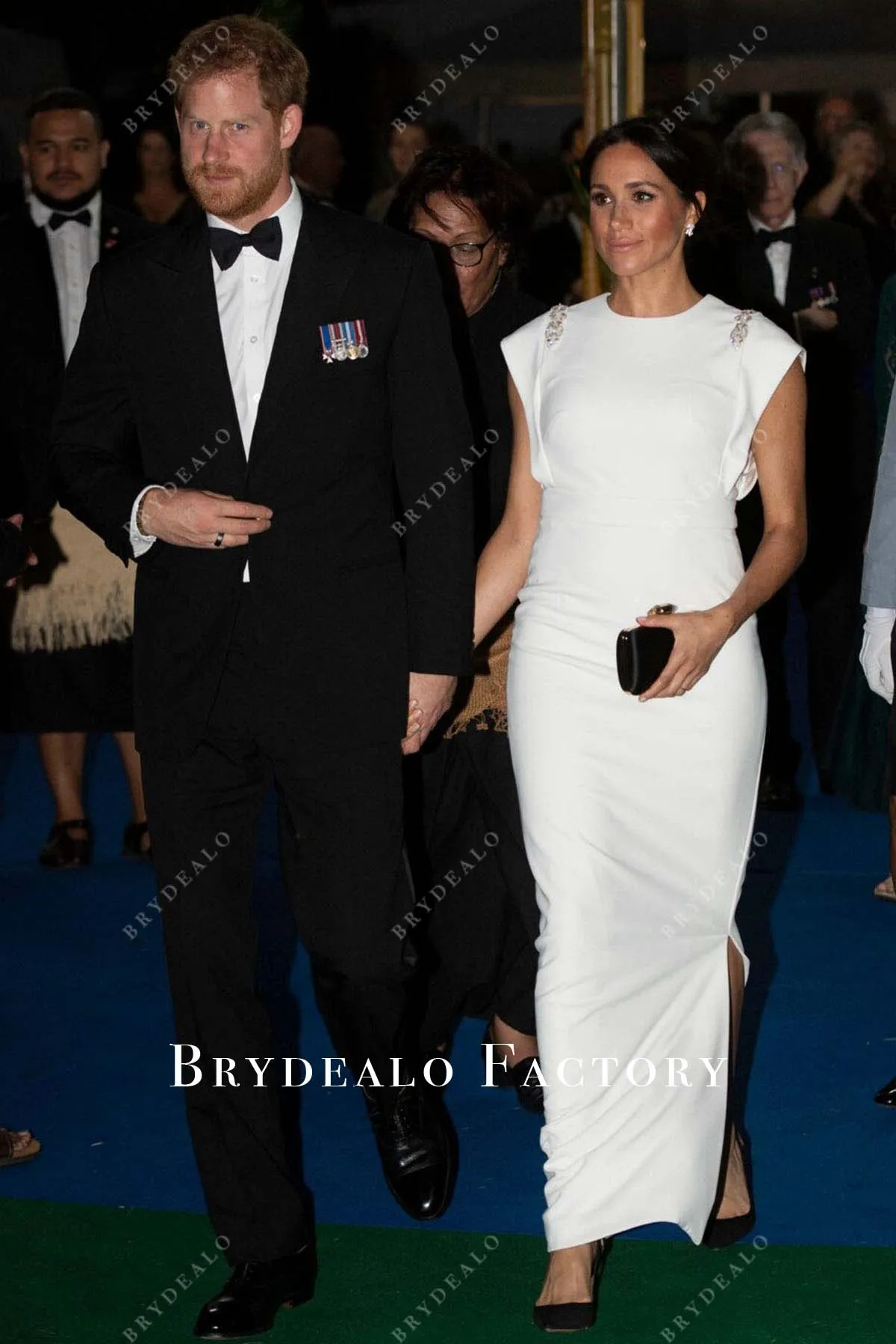 Meghan Markle 2018 White Floor Length Formal Dress