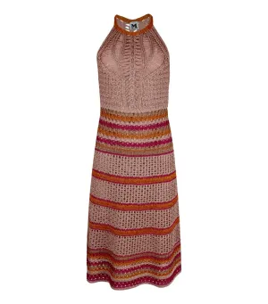 Missoni Crochet Metallic Dress. Size 42IT