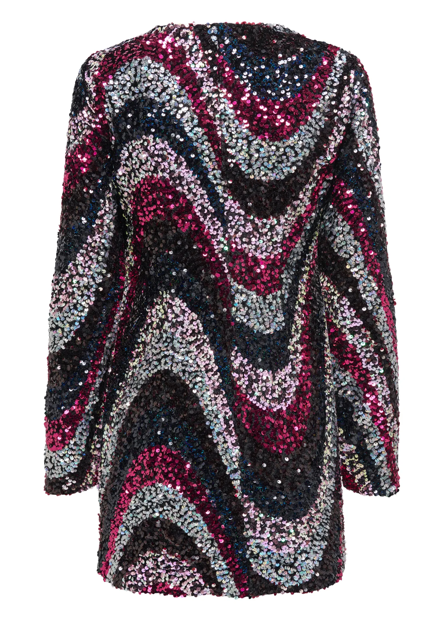 Only - Multicoloured Sequin Wave Mini Dress