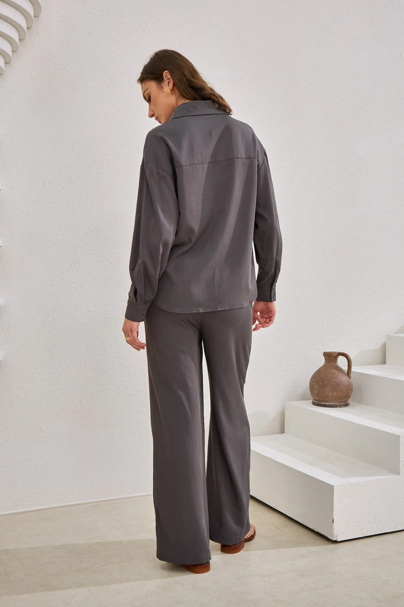 Page Charcoal Cupro Pants