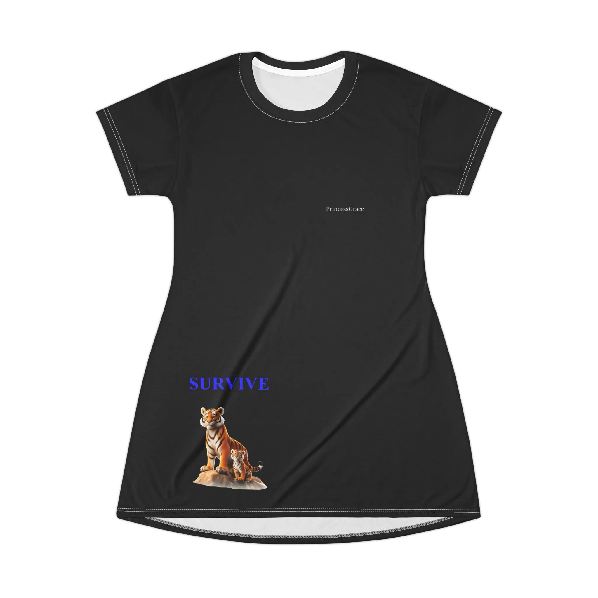 Princess Grace   Survive  T-Shirt Dress