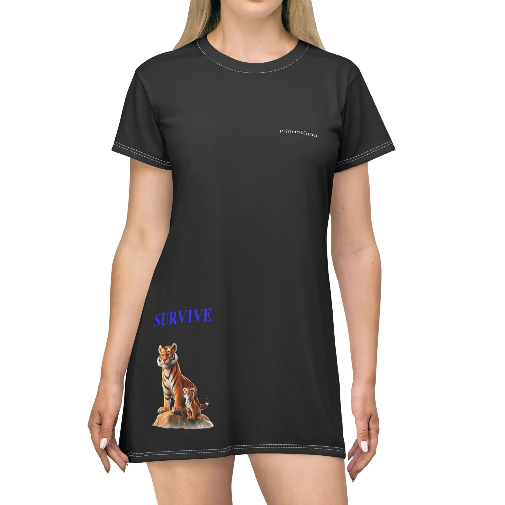 Princess Grace   Survive  T-Shirt Dress