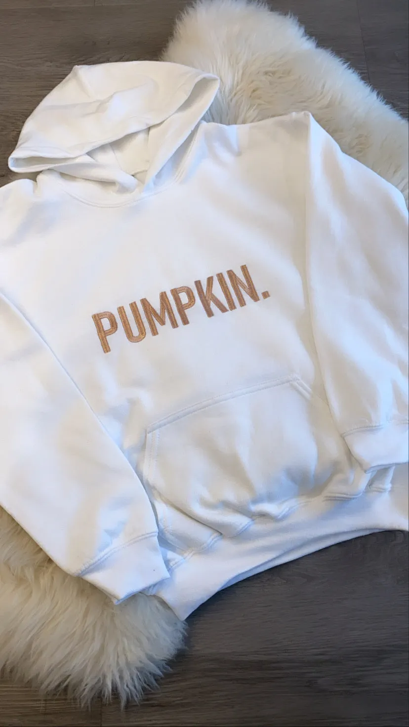 PUMPKIN Halloween white tops