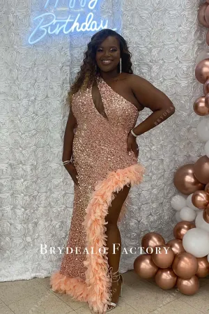 Sexy Champagne Gold Shimmer Plus Size Luxury Birthday Dress