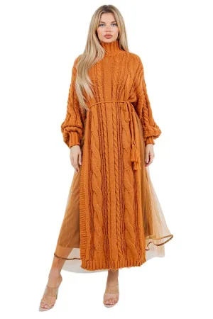 TEEK - MENTIONED 2PCS SWEATER DRESS SET