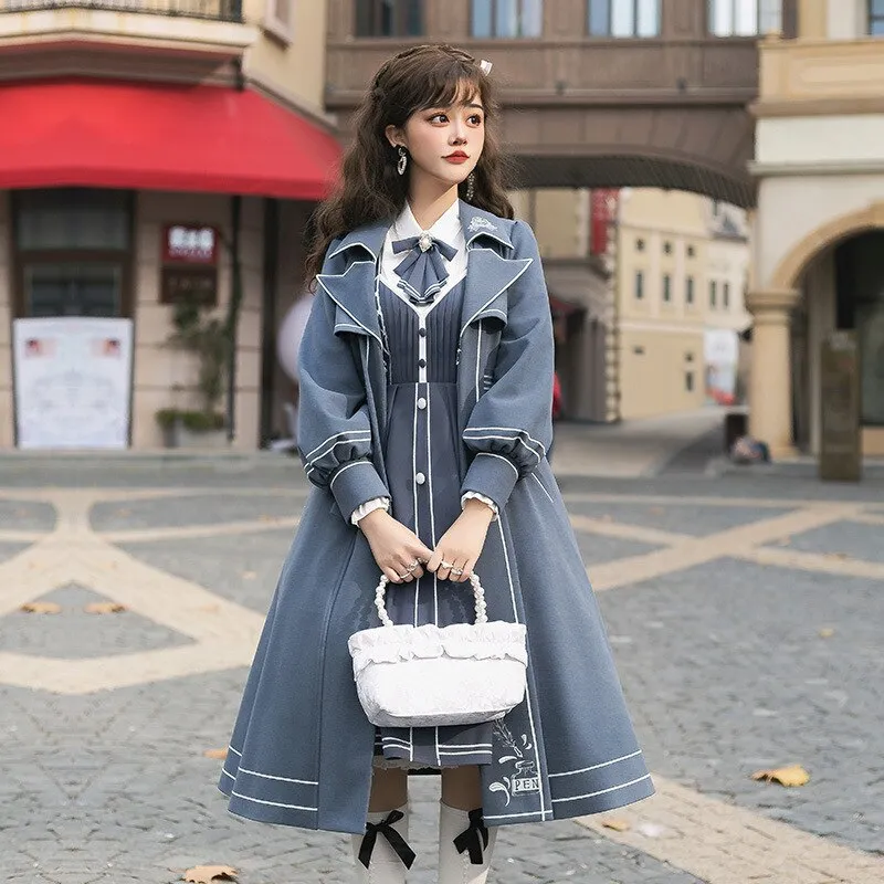 The Book of Lie ~ Elegant Military Style Lolita JSK Dress / Women's Coat by YLF