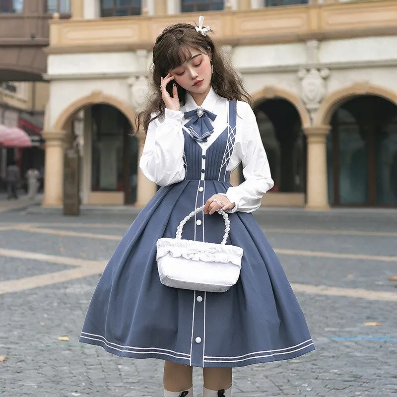 The Book of Lie ~ Elegant Military Style Lolita JSK Dress / Women's Coat by YLF