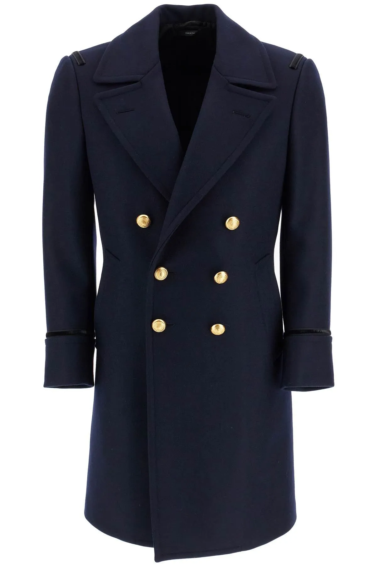 Tom Ford double-breasted wool felt coat